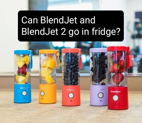 Can you put a blender in the fridge?