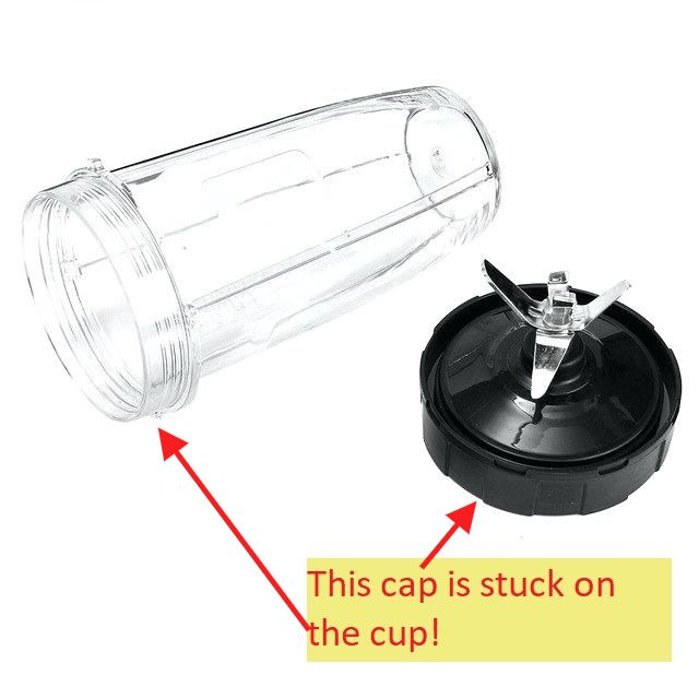 Ninja Blender Single Serve Cup Lid Stuck