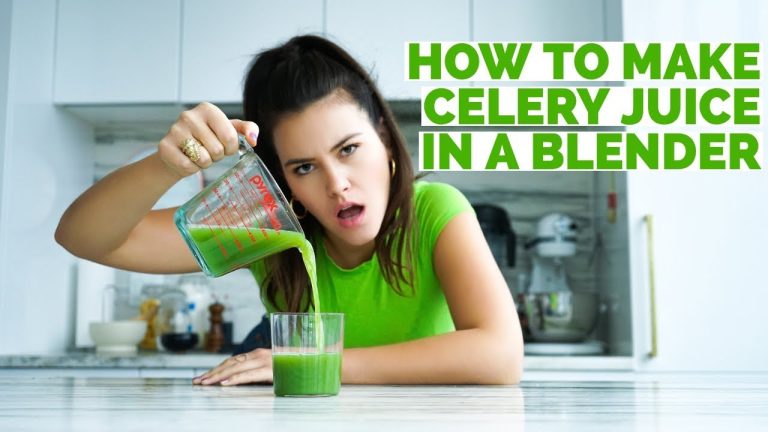 How to Make Celery Juice With Nutribullet: Easy Blender Method