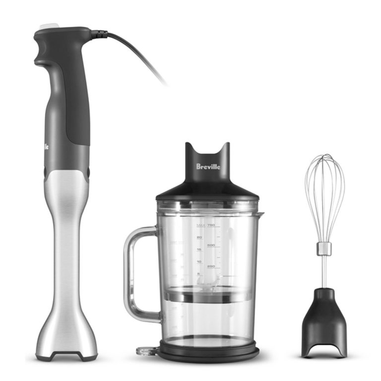 Breville Control Grip Immersion Blender: Puree Perfection